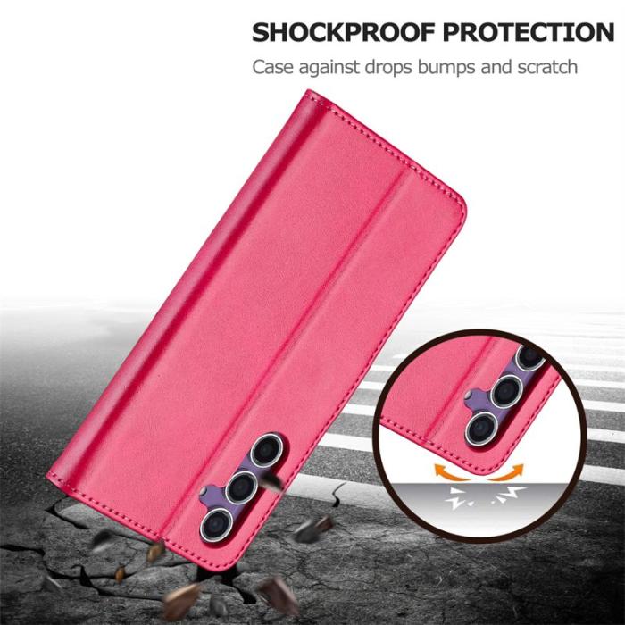 LC.imeeke - LC.IMEEKE Samsung Galaxy A16 Fodral PU Läder - Rosa