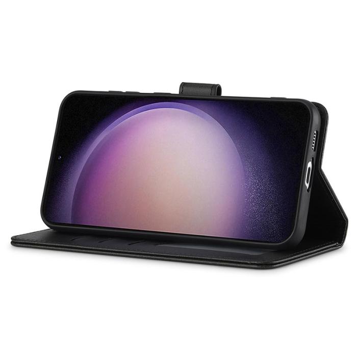 LC.imeeke - LC.IMEEKE Samsung Galaxy A16 Fodral PU Läder - Svart