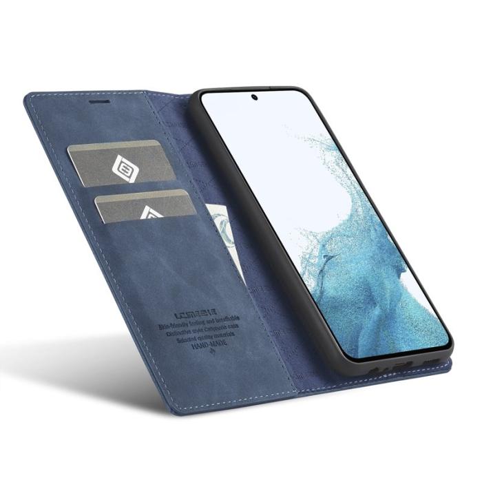 LC.imeeke - LC.IMEEKE Samsung Galaxy A16 Fodral TPU+PU Flip - Blå