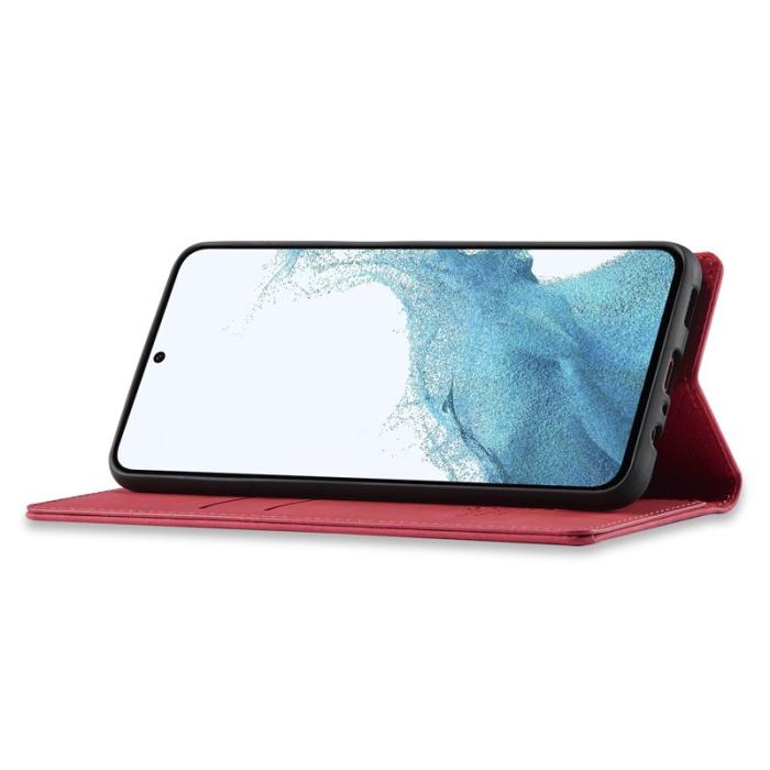 LC.imeeke - LC.IMEEKE Samsung Galaxy A16 Fodral TPU+PU Flip - Röd