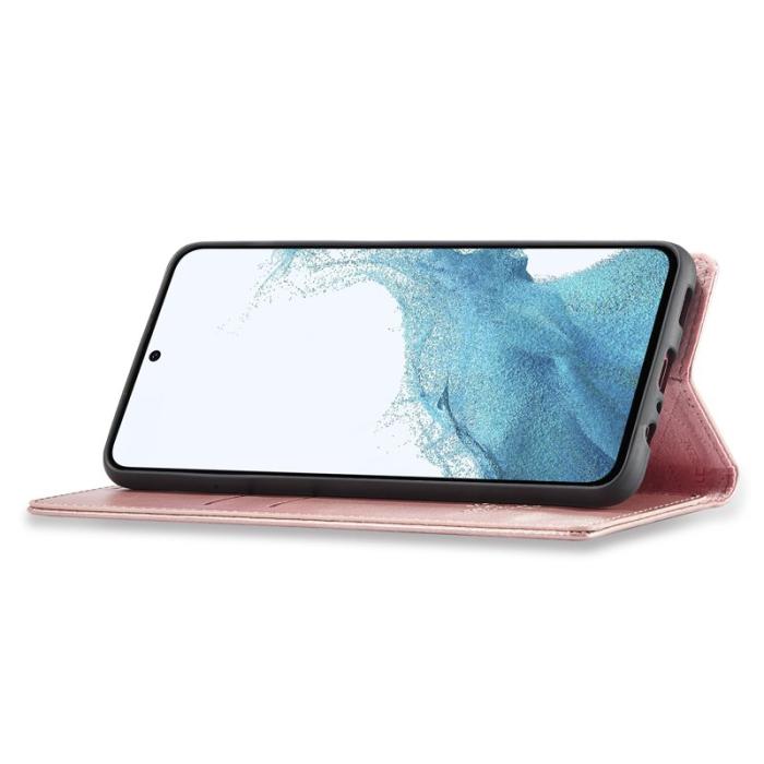 LC.imeeke - LC.IMEEKE Samsung Galaxy A16 Fodral TPU+PU Flip - Roséguld