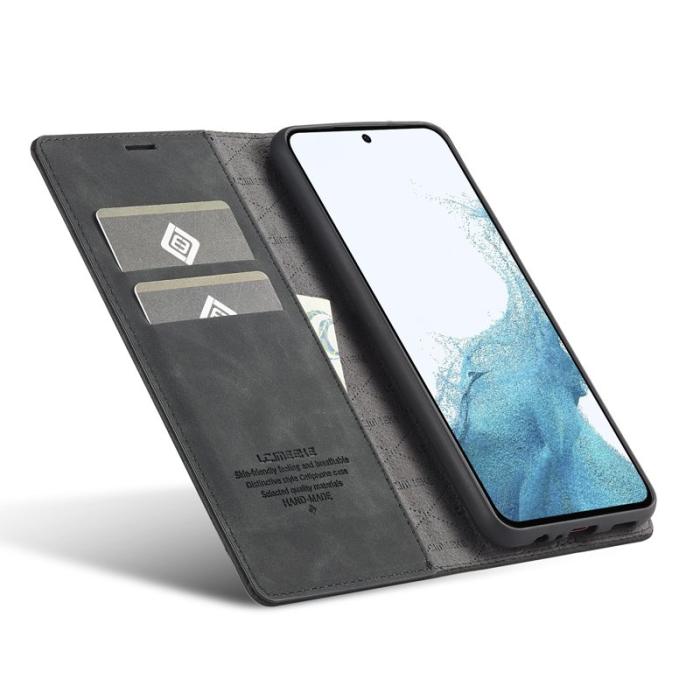 LC.imeeke - LC.IMEEKE Samsung Galaxy A16 Fodral TPU+PU Flip - Svart