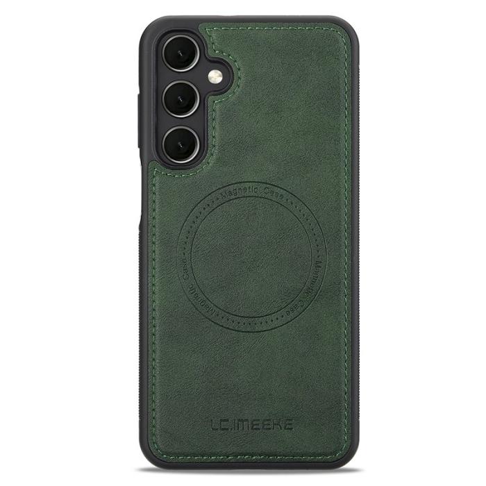 LC.imeeke - LC.IMEEKE Samsung Galaxy A17 Fodral - Äkta läder - Grön