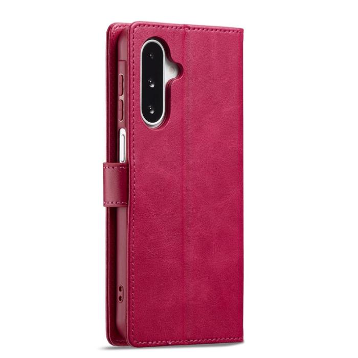 LC.imeeke - LC.IMEEKE Samsung Galaxy A17 Plånboksfodral Konstläder - Rosa