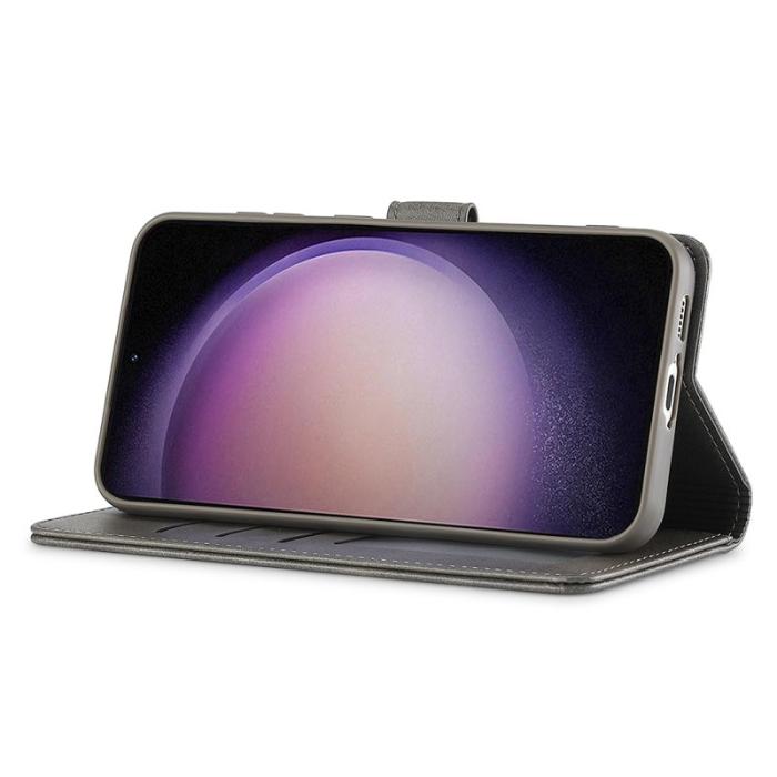 LC.imeeke - LC.IMEEKE Samsung Galaxy A26 5G Fodral PU Läder - Grå