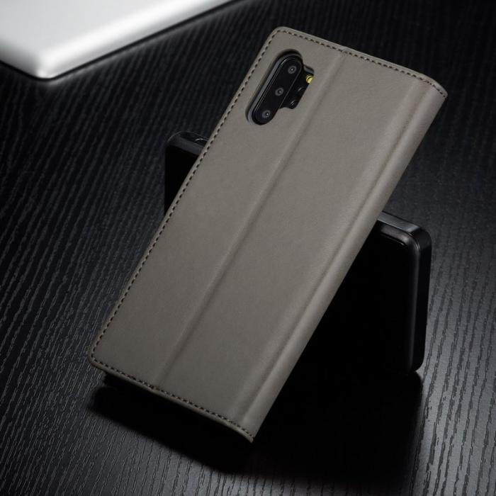 LC.imeeke - LC.IMEEKE Samsung Galaxy A32 5G/M32 5G Skal - TPU + PU Läder - Grå