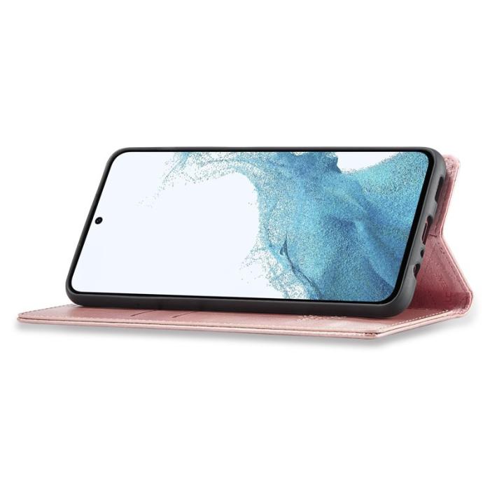 LC.imeeke - LC.IMEEKE Samsung Galaxy A34 5G Fodral PU Läder - Pink