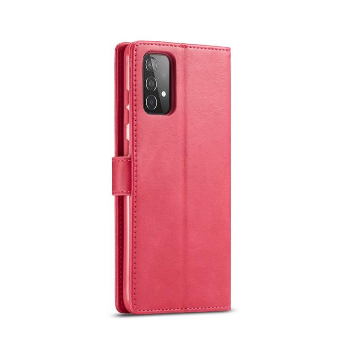 LC.imeeke - LC.IMEEKE Samsung Galaxy A52 Fodral - PU Läder - Rose
