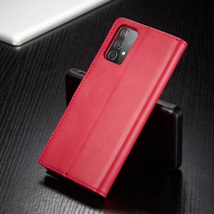 LC.imeeke - LC.IMEEKE Samsung Galaxy A52 Fodral - PU Läder - Rose