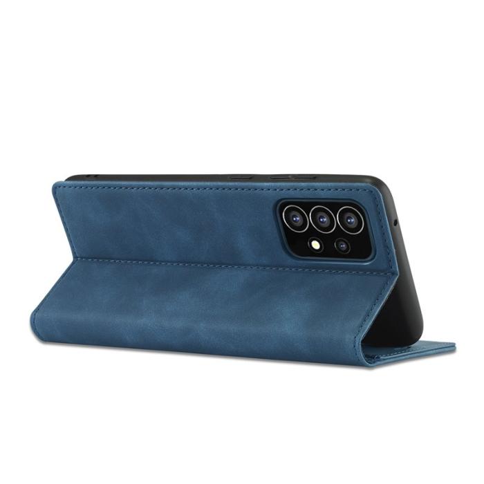 LC.imeeke - LC.IMEEKE Samsung Galaxy A53 5G Fodral PU Läder - Blå