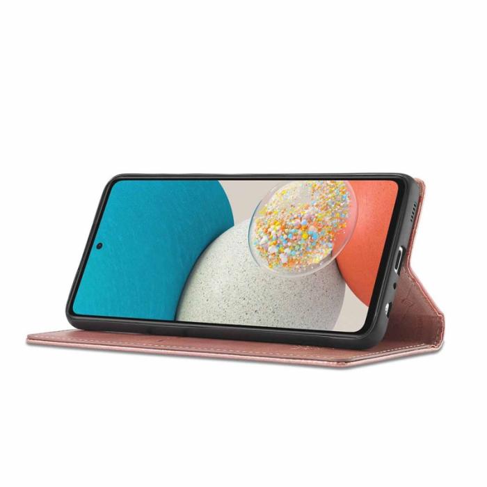 LC.imeeke - LC.IMEEKE Samsung Galaxy A53 5G Fodral - PU Läder - Pink