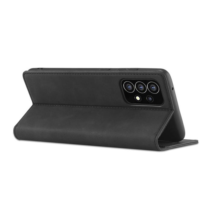 LC.imeeke - LC.IMEEKE Samsung Galaxy A53 5G Fodral PU Läder - Svart