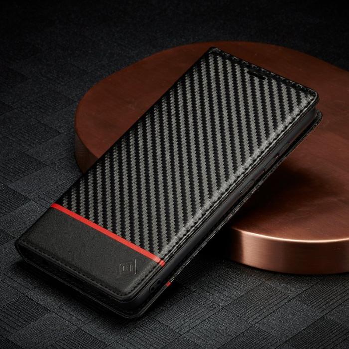 LC.imeeke - LC.IMEEKE Samsung Galaxy A53 Fodral i PU-läder - Horisontell Rand