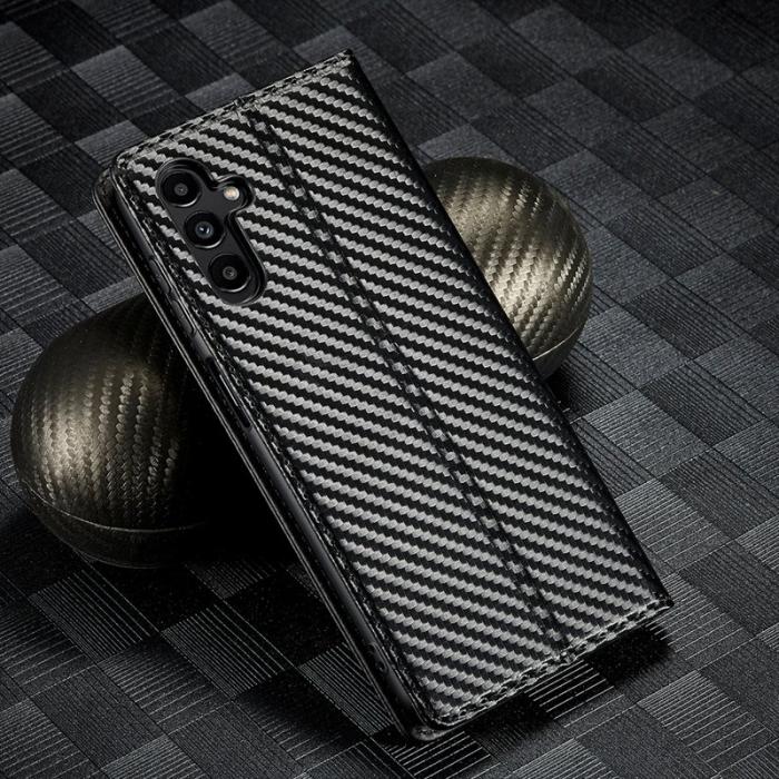 LC.imeeke - LC.IMEEKE Samsung Galaxy A54 5G Fodral Äkta läder - Vit