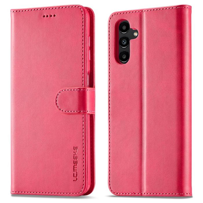 LC.imeeke - LC.IMEEKE Samsung Galaxy A54 5G Fodral PU Läder - Rosa