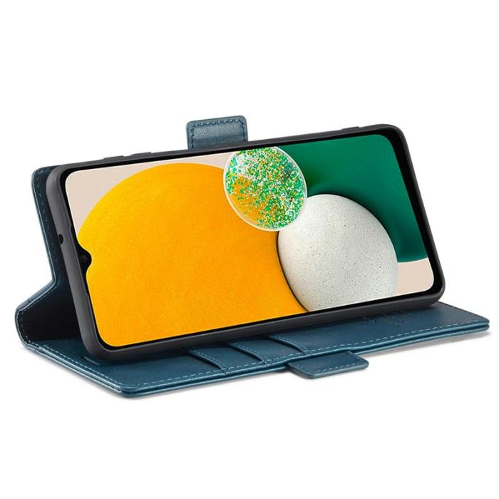 LC.imeeke - LC.IMEEKE Samsung Galaxy A55 5G Fodral - Magnetisk PU Läder - Blå