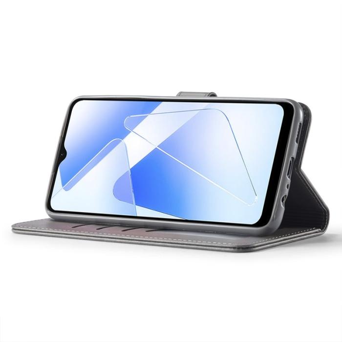 LC.imeeke - LC.IMEEKE Samsung Galaxy A55 5G Fodral PU Läder - Grå