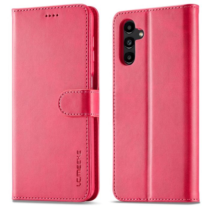 LC.imeeke - LC.IMEEKE Samsung Galaxy A55 5G Fodral PU Läder - Rosa