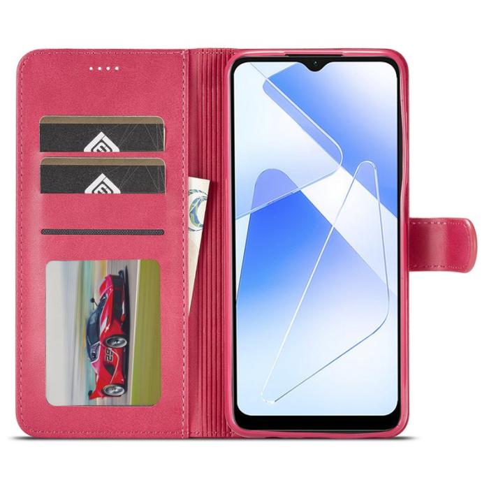 LC.imeeke - LC.IMEEKE Samsung Galaxy A55 5G Fodral PU Läder - Rosa