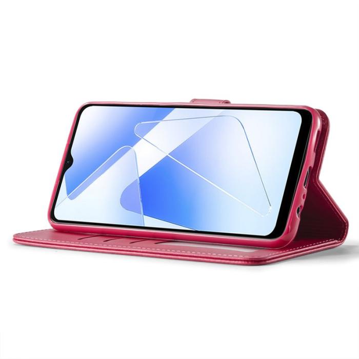 LC.imeeke - LC.IMEEKE Samsung Galaxy A55 5G Fodral PU Läder - Rosa