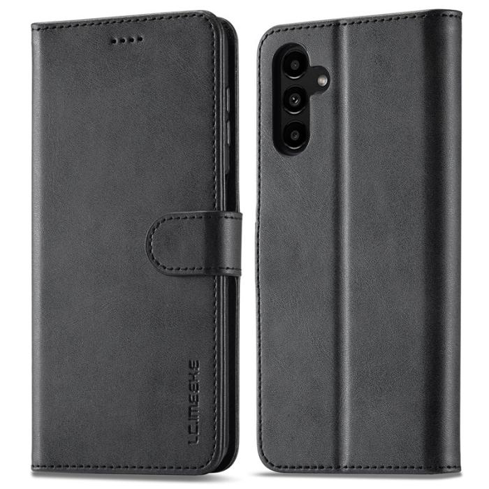 LC.imeeke - LC.IMEEKE Samsung Galaxy A55 5G Fodral PU Läder - Svart