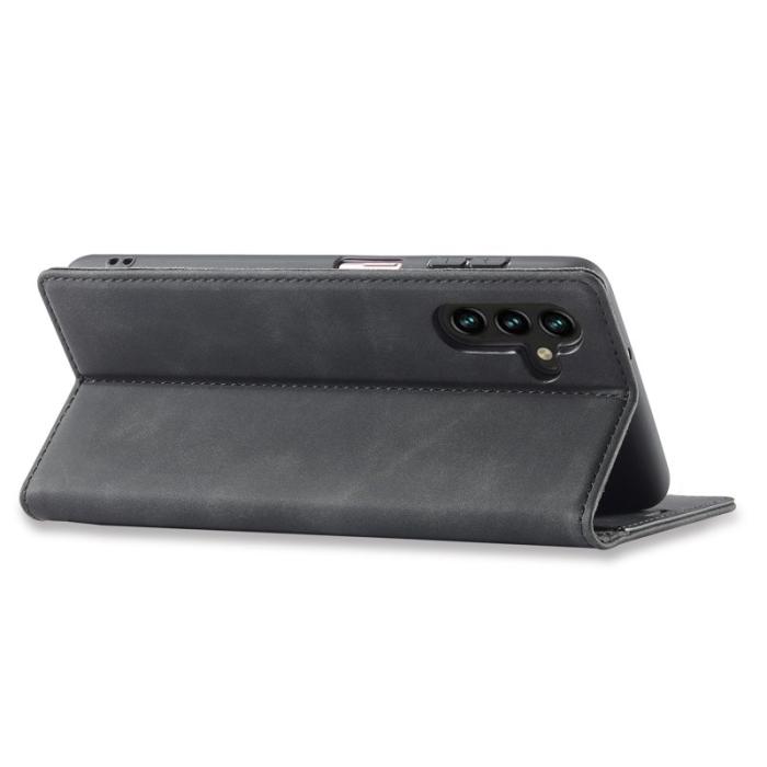 LC.imeeke - LC.IMEEKE Samsung Galaxy A55 5G Wallet Fodral Microfiber - Svart