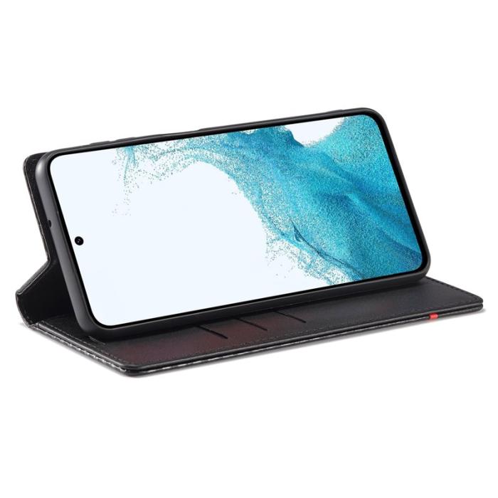 LC.imeeke - LC.IMEEKE Samsung Galaxy A56 5G Fodral Äkta läder - Vit