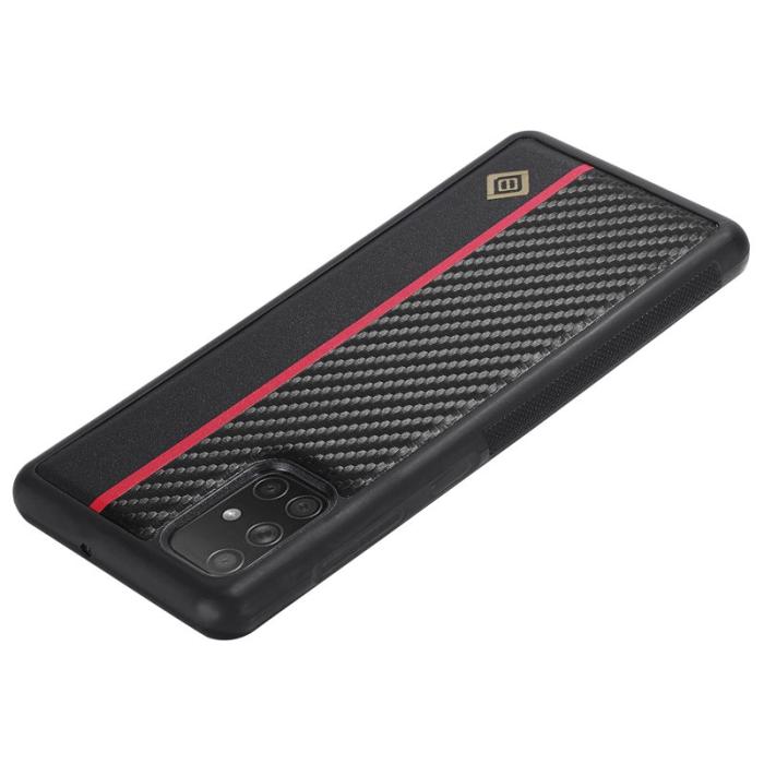 LC.imeeke - LC.IMEEKE Samsung Galaxy A71 Fodral PU Läder - Svart