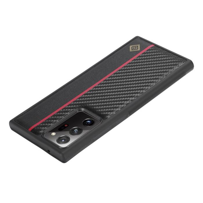 LC.imeeke - LC.IMEEKE Samsung Galaxy Note20 Ultra Fodral - Äkta läder - Svart