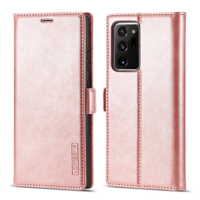 LC.imeeke - LC.IMEEKE Samsung Galaxy Note20 Ultra Skal Äkta läder - Roséguld