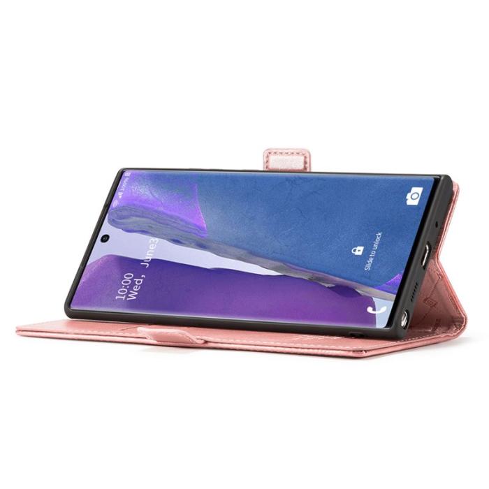 LC.imeeke - LC.IMEEKE Samsung Galaxy Note20 Ultra Skal Äkta läder - Roséguld