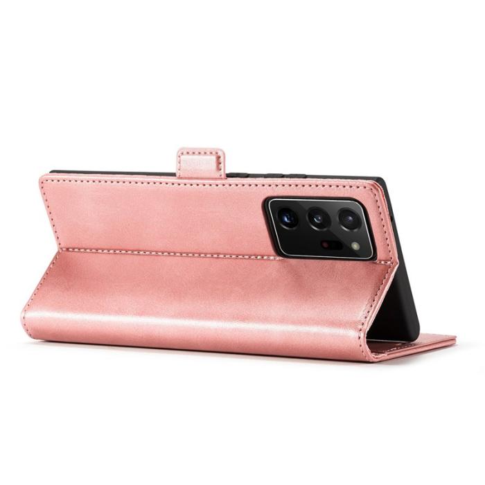 LC.imeeke - LC.IMEEKE Samsung Galaxy Note20 Ultra Skal Äkta läder - Roséguld