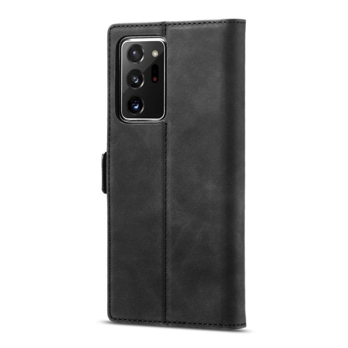 LC.imeeke - LC.IMEEKE Samsung Galaxy Note20 Ultra Skal Äkta läder - Svart