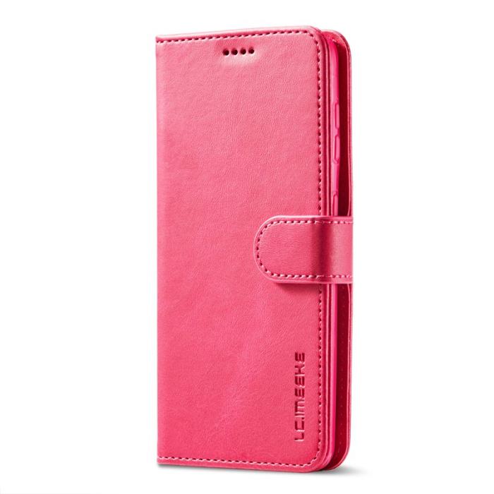 LC.imeeke - LC.IMEEKE Samsung Galaxy S21 Fodral - PU Läder - Rose