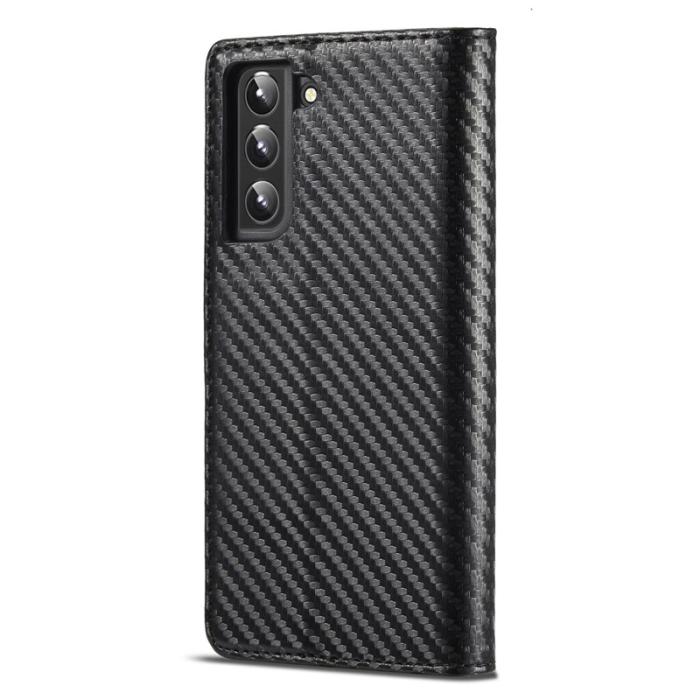 LC.imeeke - LC.IMEEKE Samsung Galaxy S22+ Fodral PU Läder - Vertikal Rand