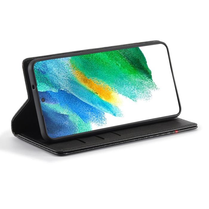 LC.imeeke - LC.IMEEKE Samsung Galaxy S22+ Fodral PU Läder - Vertikal Rand