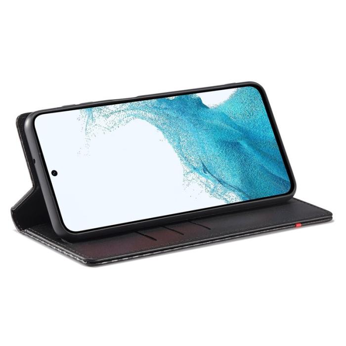 LC.imeeke - LC.IMEEKE Samsung Galaxy S23 FE Fodral Äkta läder - Vit