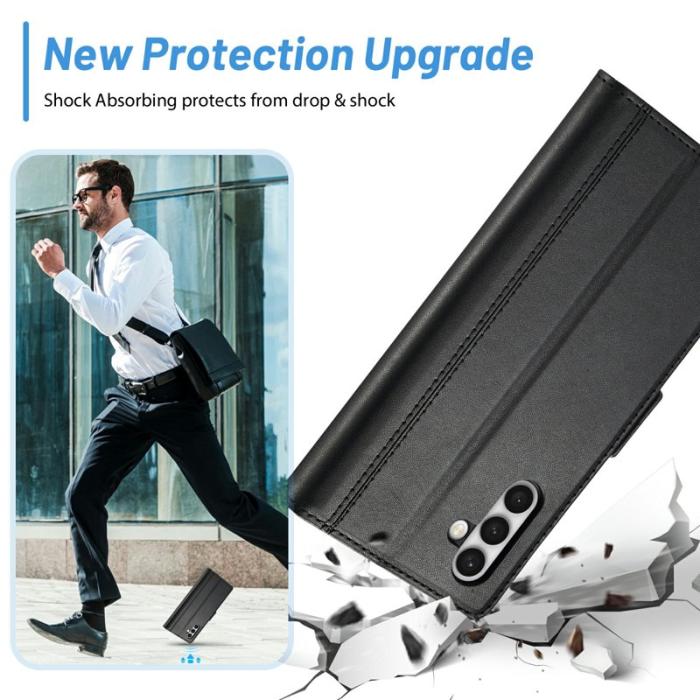 LC.imeeke - LC.IMEEKE Samsung Galaxy S23 FE Fodral Magnetisk - Svart