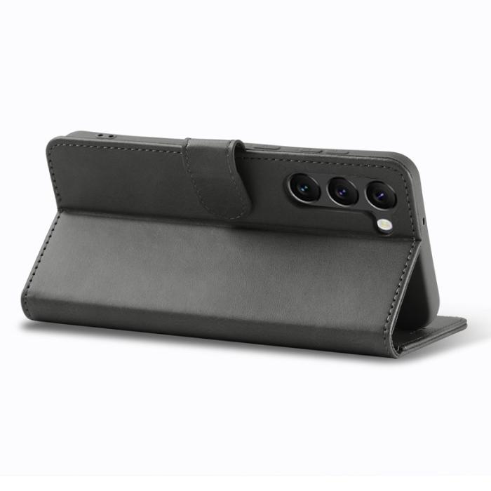 LC.imeeke - LC.IMEEKE Samsung Galaxy S23 Fodral PU Läder - Grå