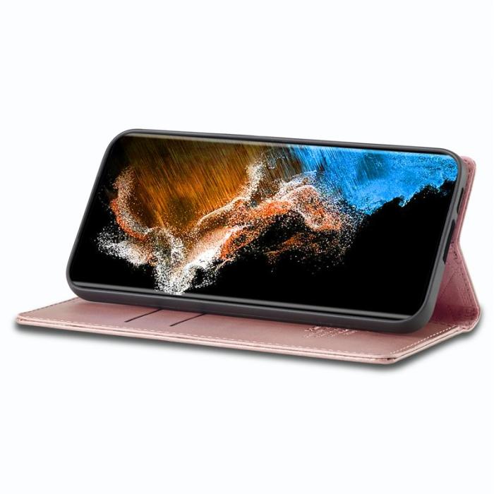 LC.imeeke - LC.IMEEKE Samsung Galaxy S23 Fodral PU Läder - Pink