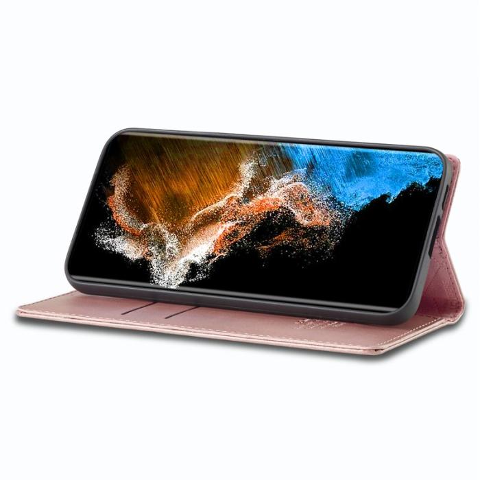 LC.imeeke - LC.IMEEKE Samsung Galaxy S23+ Fodral PU Läder - Rosa