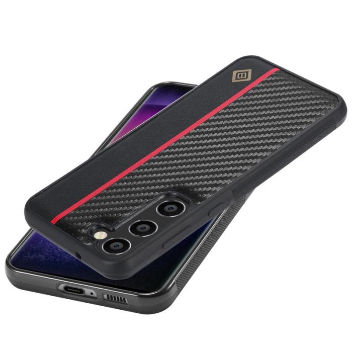 LC.imeeke - LC.IMEEKE Samsung Galaxy S23 Skal Äkta läder - Svart