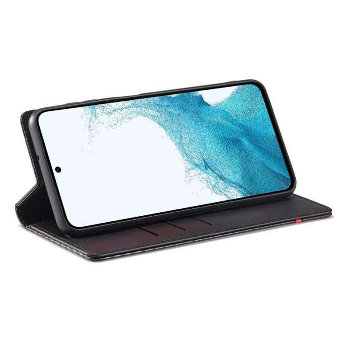 LC.imeeke - LC.IMEEKE Samsung Galaxy S24 FE Fodral Äkta läder - Vit