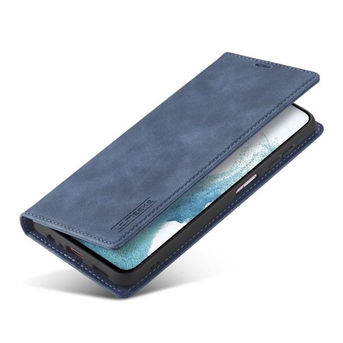 LC.imeeke - LC.IMEEKE Samsung Galaxy S24 FE Fodral Wallet Mikrofiber - Blå