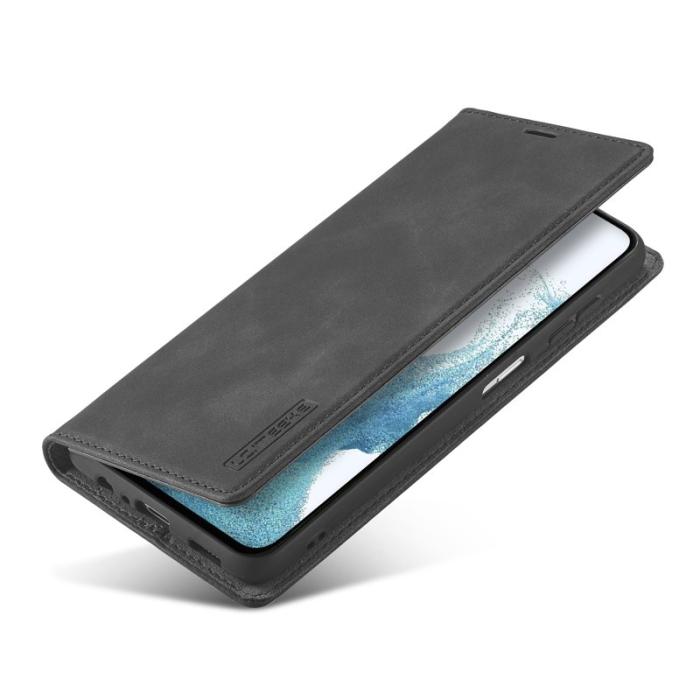 LC.imeeke - LC.IMEEKE Samsung Galaxy S24 FE Fodral Wallet Mikrofiber - Svart