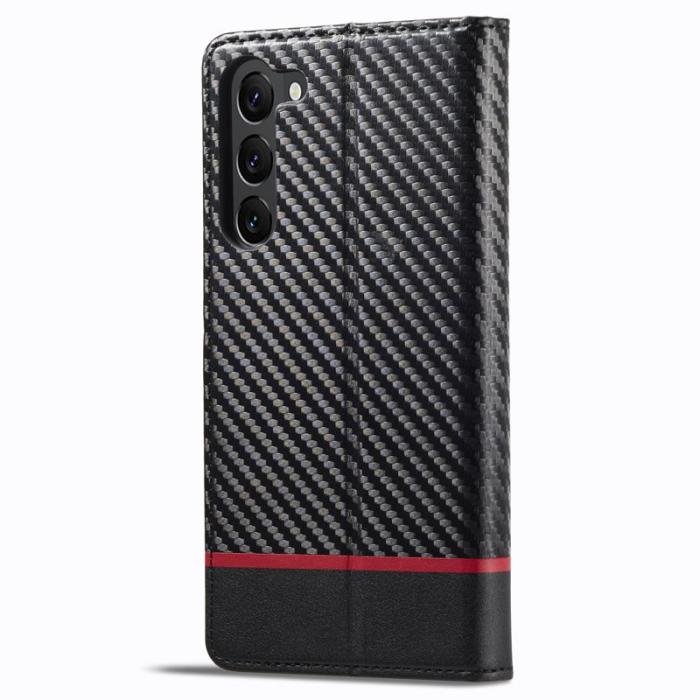 LC.imeeke - LC.IMEEKE Samsung Galaxy S24+ Fodral Äkta läder - Vit