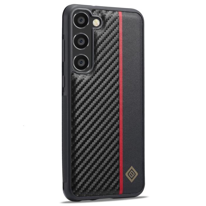 LC.imeeke - LC.IMEEKE Samsung Galaxy S24 Fodral - PU Läder - Svart