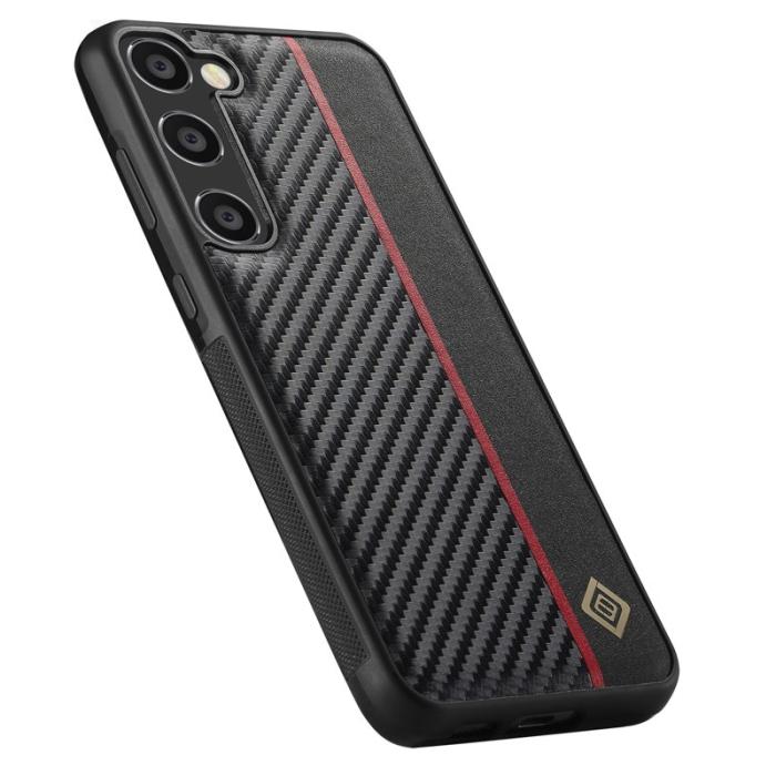 LC.imeeke - LC.IMEEKE Samsung Galaxy S24 Fodral - PU Läder - Svart