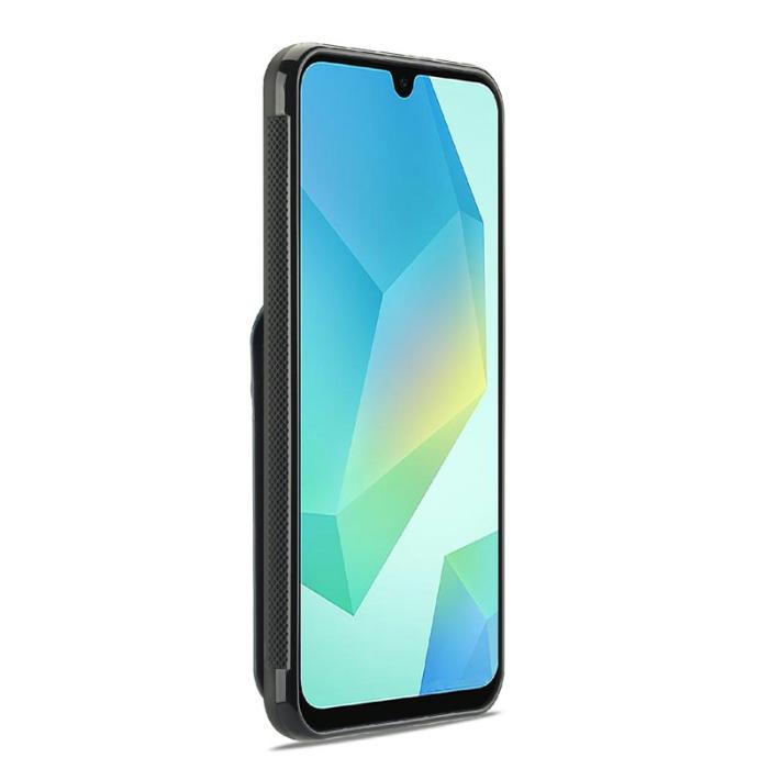 LC.imeeke - LC.IMEEKE Samsung Galaxy S25 FE Fodral Äkta läder - Blå