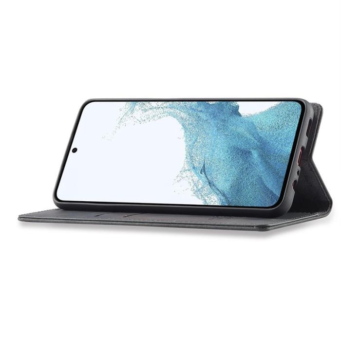 LC.imeeke - LC.IMEEKE Samsung Galaxy S25 Fodral Wallet Mikrofiber - Svart